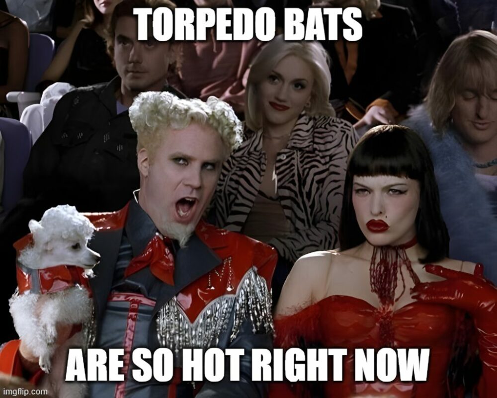 Torpedo bats in 2025