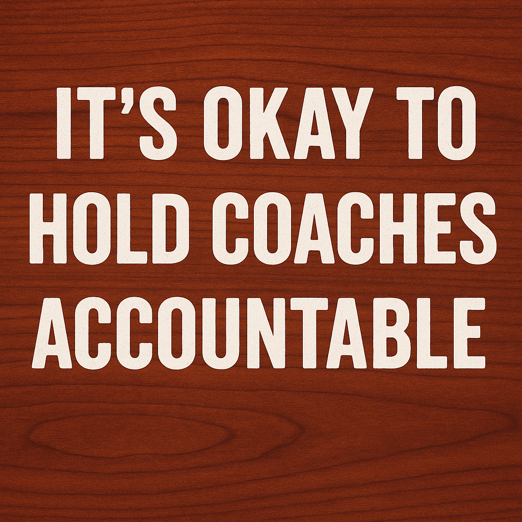 hold baseball coaches accountable
