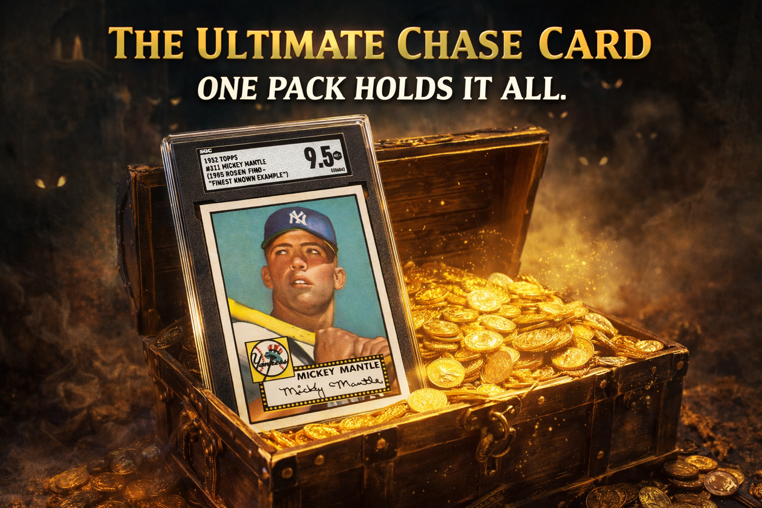 Mickey Mantle topps 1 2026 chase card