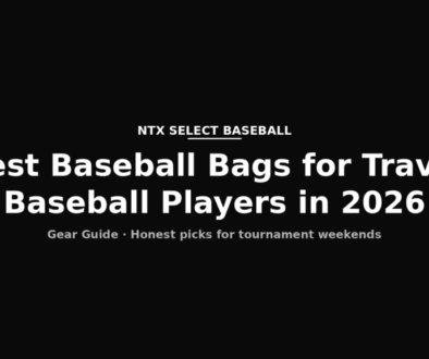Best baseball bags for travel — NTX Select Baseball gear guide header