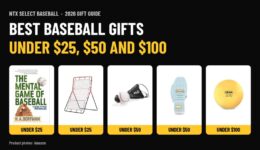 Best baseball gifts under $25, $50 and $100: The Mental Game of Baseball book, Franklin pitch return, SKLZ Hit-A-Way, Franklin CFX PRT sliding mitt and JUGS Lite-Flite ball