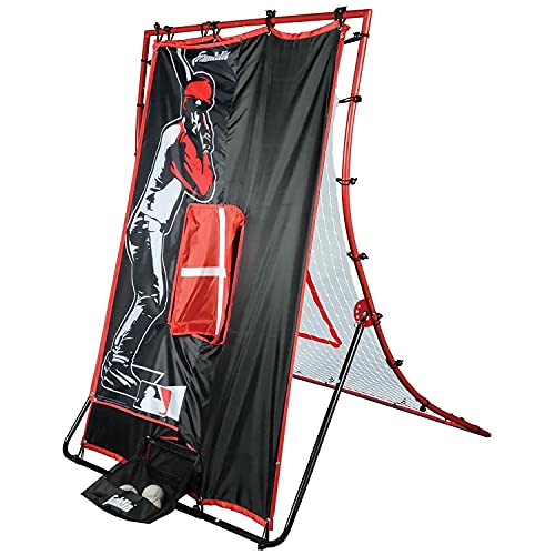 Franklin Sports MLB 2-in-1 pitching target and return with batter silhouette