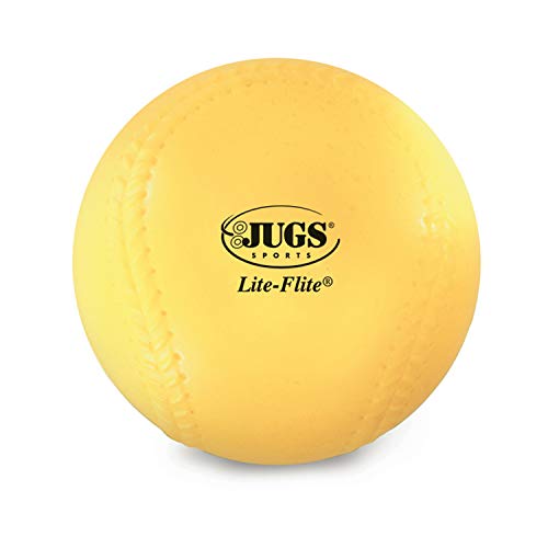 JUGS Lite-Flite optic yellow practice baseball