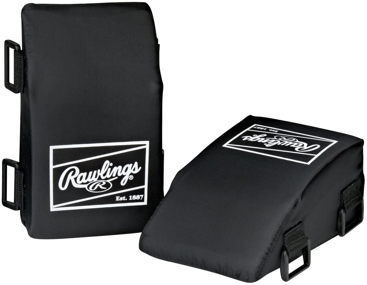 Rawlings youth catcher's knee savers in black