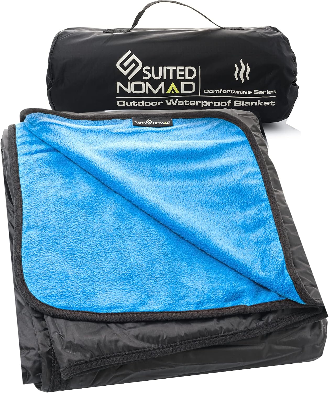 SuitedNomad waterproof windproof stadium blanket for baseball parents on bleachers