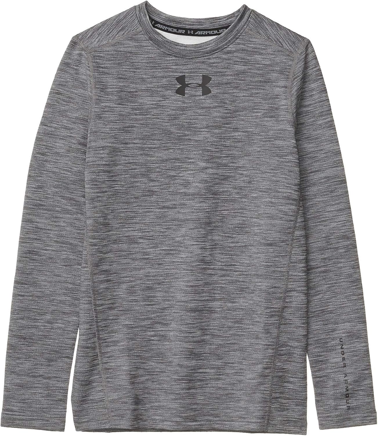 Under Armour boys ColdGear long sleeve base layer shirt for cold weather baseball